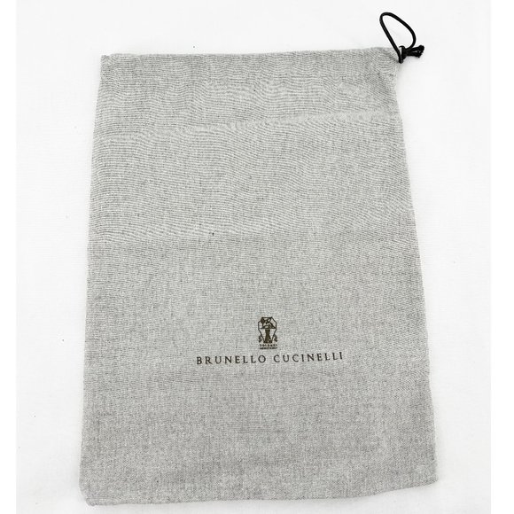 Brunello Cucinelli Grey Shoe Dust Bag~14x11.5"